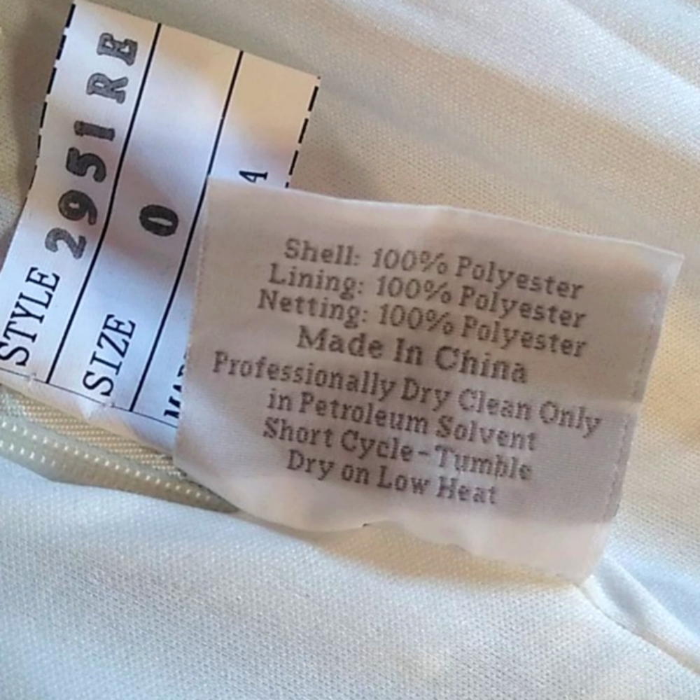 Val Stefani beaded dress Size 0 Association of Wedding Gown Specialists - Picture 5 of 12